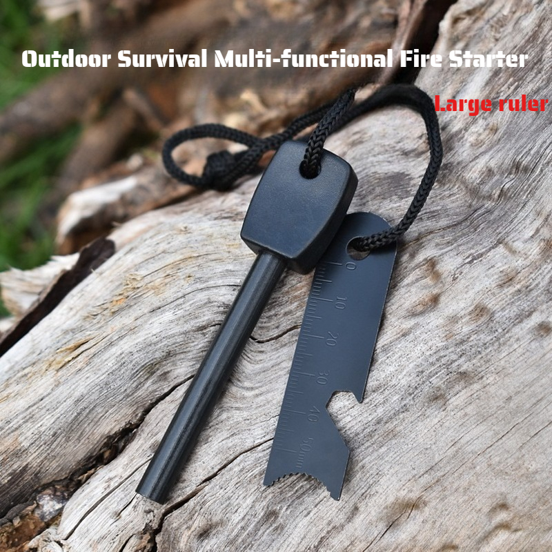 Fire Starting Kit - Outdoor Survival Flint Fire Starter with