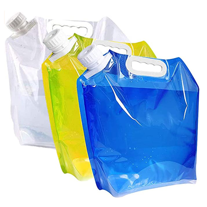 Water Bag Collapsible - 1PC 5L Collapsible Emergency Water Jug