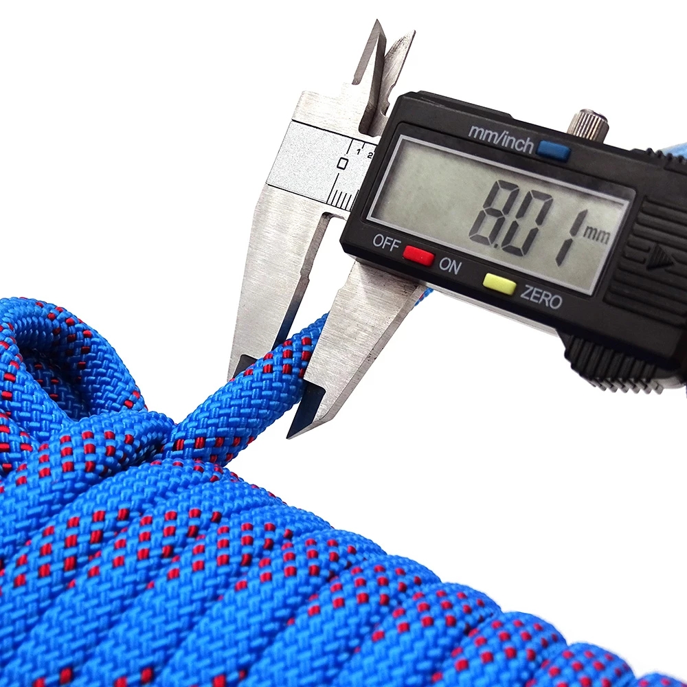 50m Static Climbing Rope 8mm O - Rescue Rope Throw avaliação e preço
