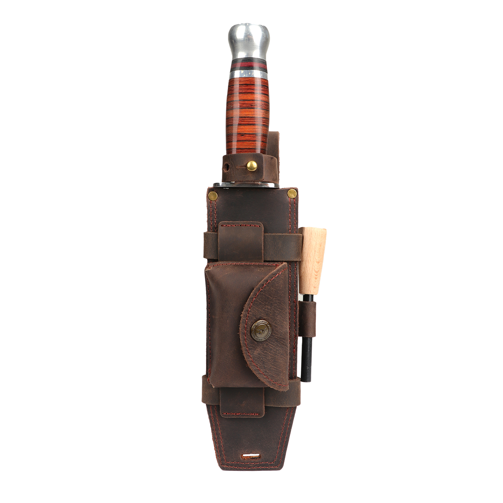 Tourbon Camping Leather thKnif - Bushcraft Knife Fixed avaliação e preço