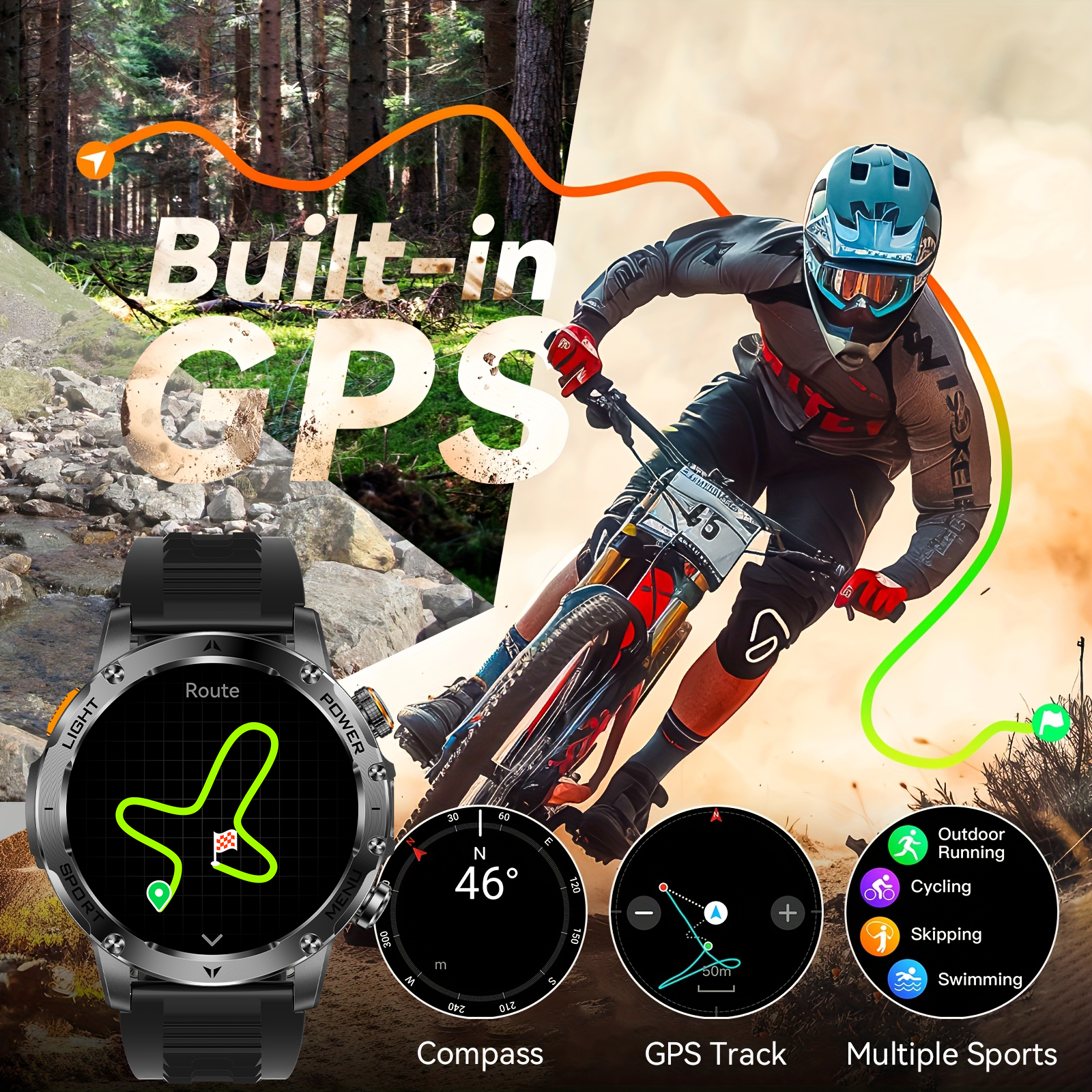 2025 New GPS Outdoor Sports Sm - Compass Lensatic avaliação e preço