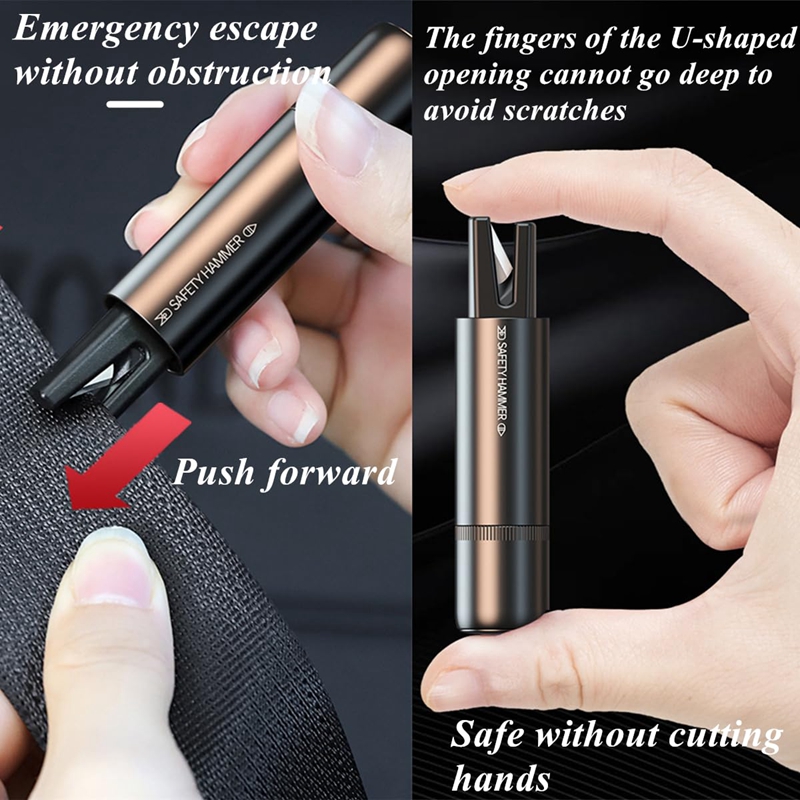 New 2 In 1 Car Safety Hammer E - Rescue Rope Throw avaliação e preço