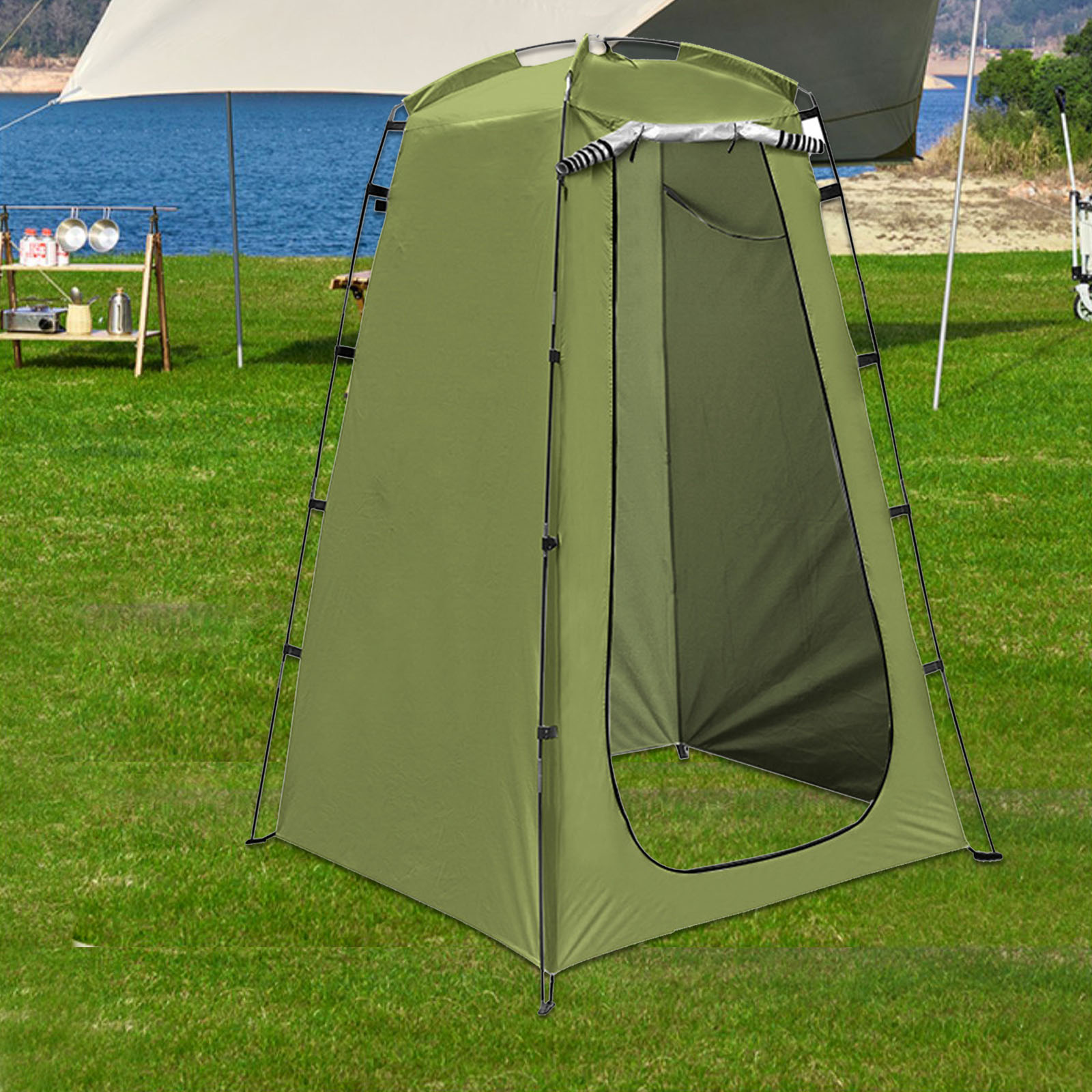 Camping Shower Tent Car Side B - Emergency Mylar Tent avaliação e preço