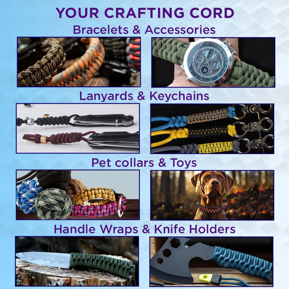 Reflective Paracord Rope 1000f - Para Cord 1000Ft avaliação e preço