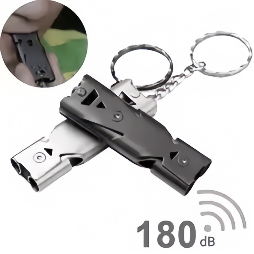 Survival Whistle Keychain Emer - Emergency Whistle Loud avaliação e preço