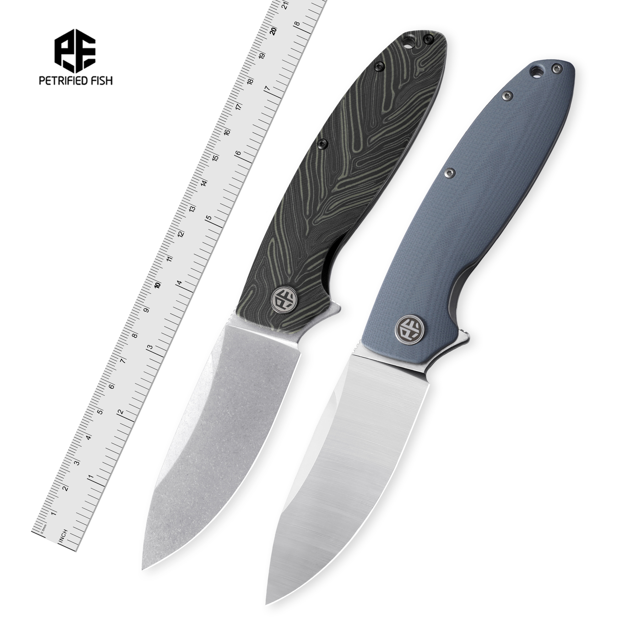 Petrified Fish PFB01 Folding K - Bushcraft Knife Fixed avaliação e preço