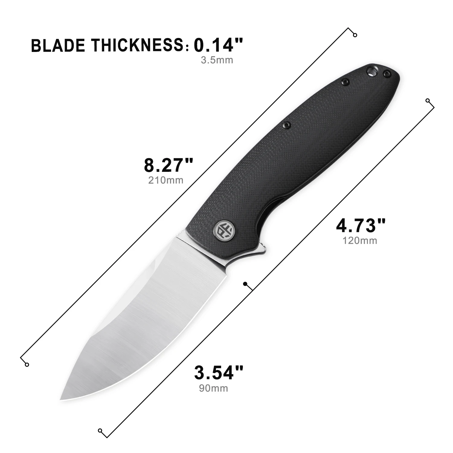 Petrified Fish PFB01 Folding K - Bushcraft Knife Fixed avaliação e preço