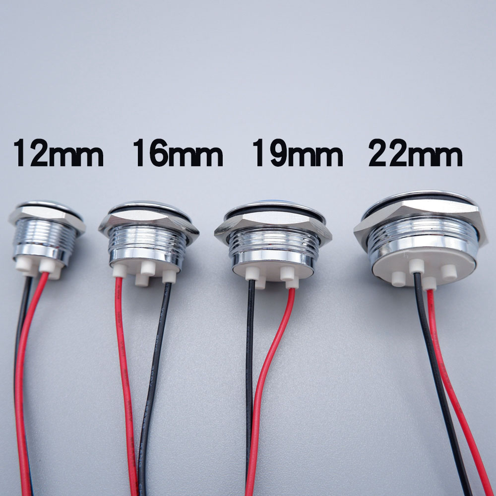 Metal LED Indicator Light 12mm - Signal Panel Orange avaliação e preço
