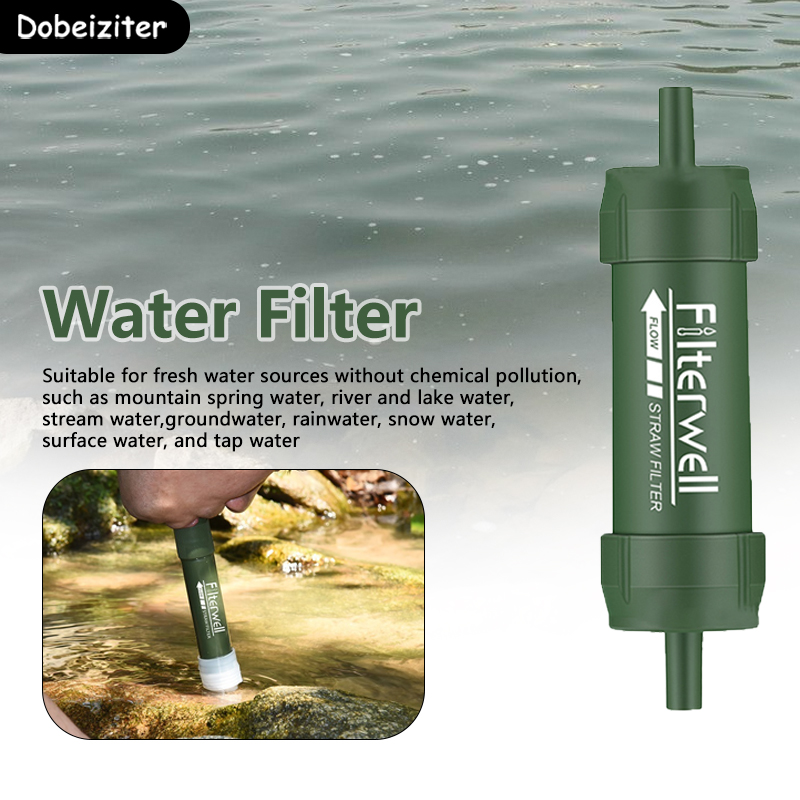 Mini Water Filter Straw Portab - Water Purification Straw avaliação e preço