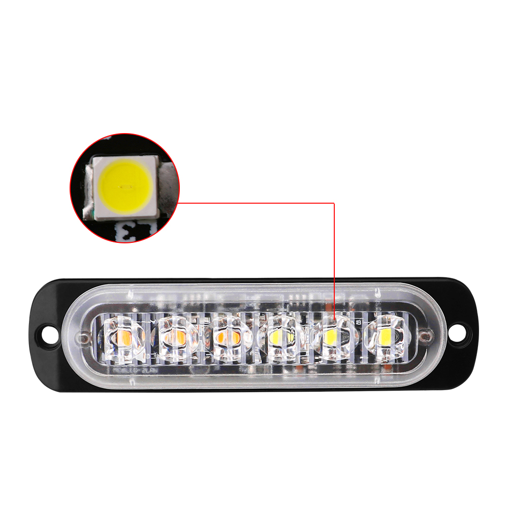6 Led Strobe Light Flashing Gr - Sos Light Strobe avaliação e preço
