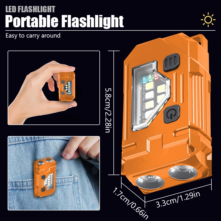 Mini Keychain EDC Flashlight R - Fishing Kit Compact avaliação e preço