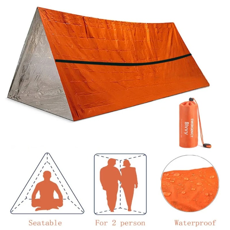 2 Person Emergency Shelter Biv - Bivy Bag Emergency avaliação e preço