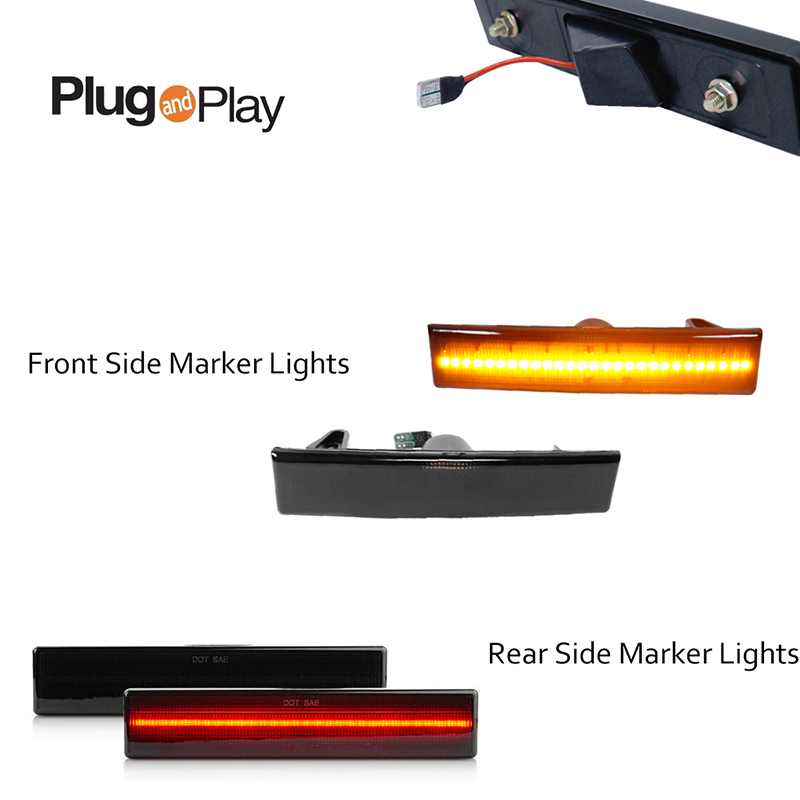 Front Amber / Rear Red LED Car - Signal Flare Kit avaliação e preço