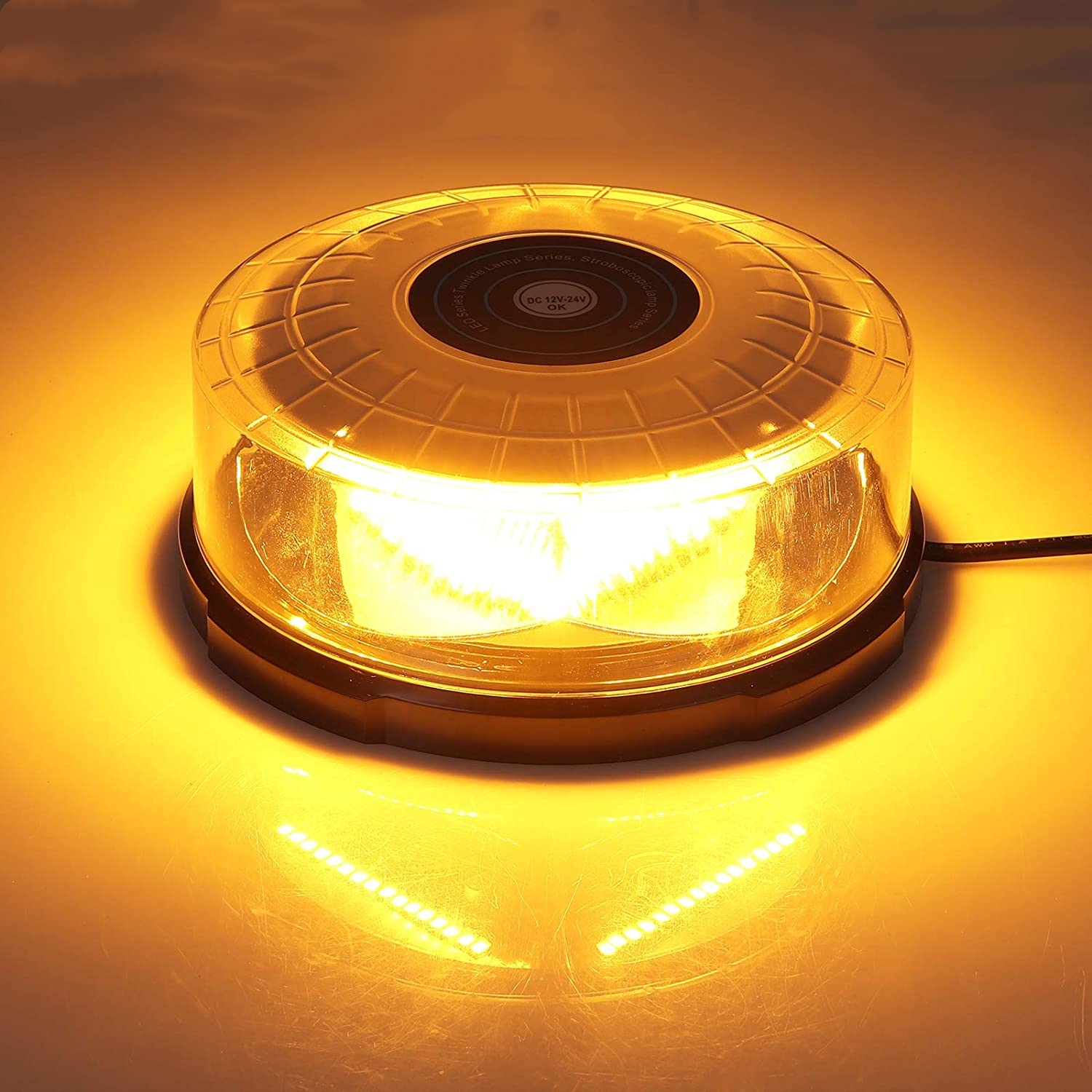 Yellow 24 LED Car Roof Ceiling - Sos Light Strobe avaliação e preço