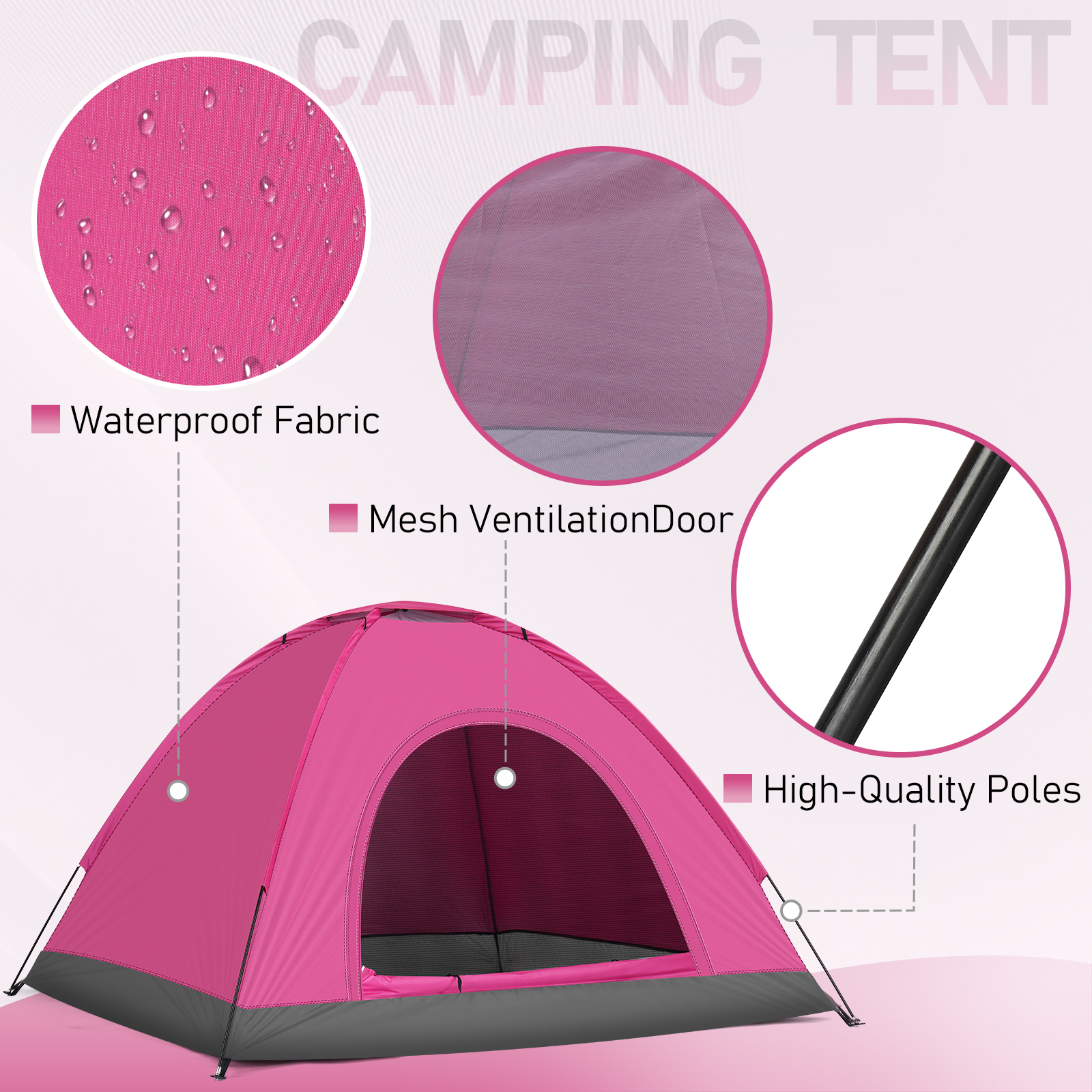 3 4 Person Camping Dome Tent W - Emergency Mylar Tent avaliação e preço