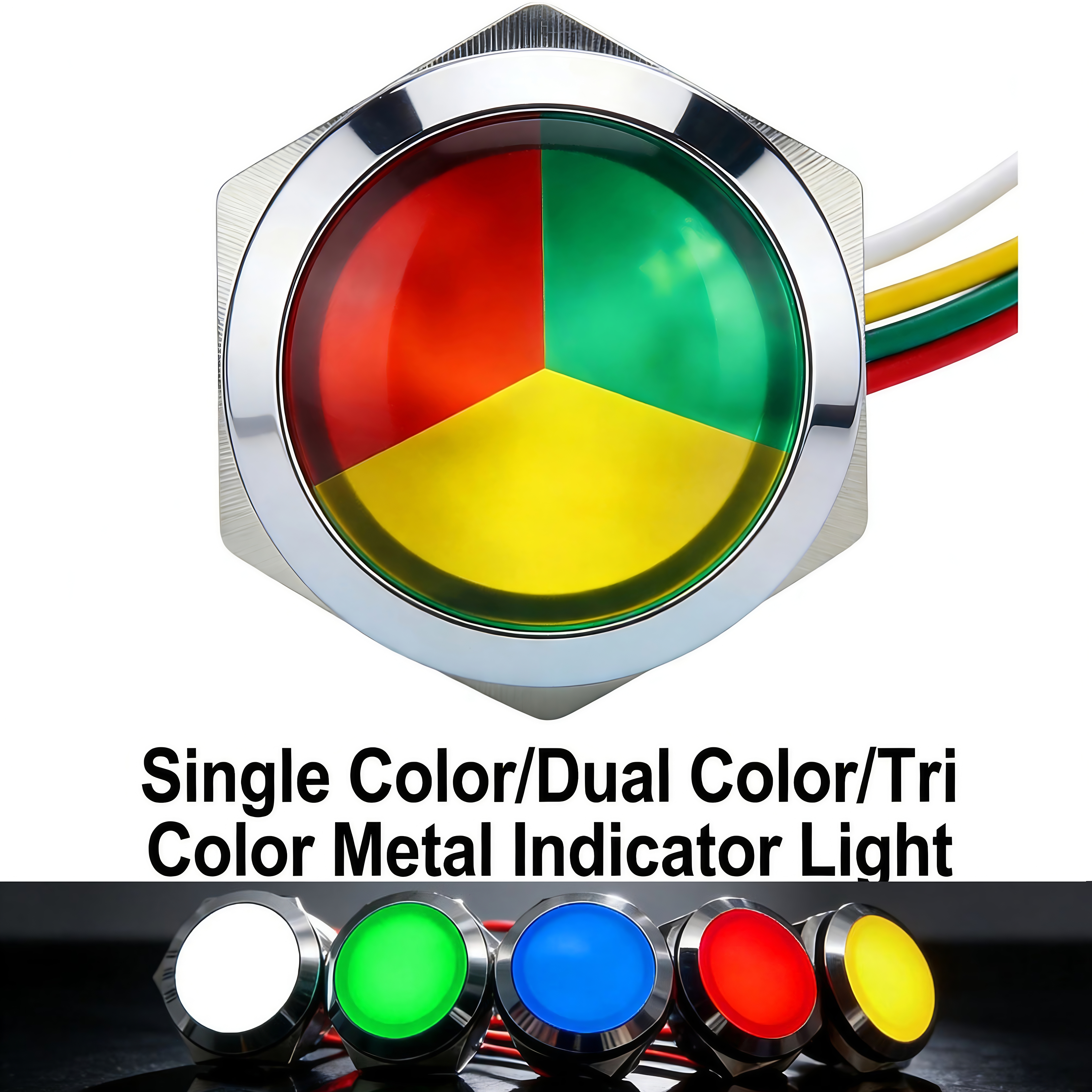 Metal LED Indicator Light 12mm - Signal Panel Orange avaliação e preço