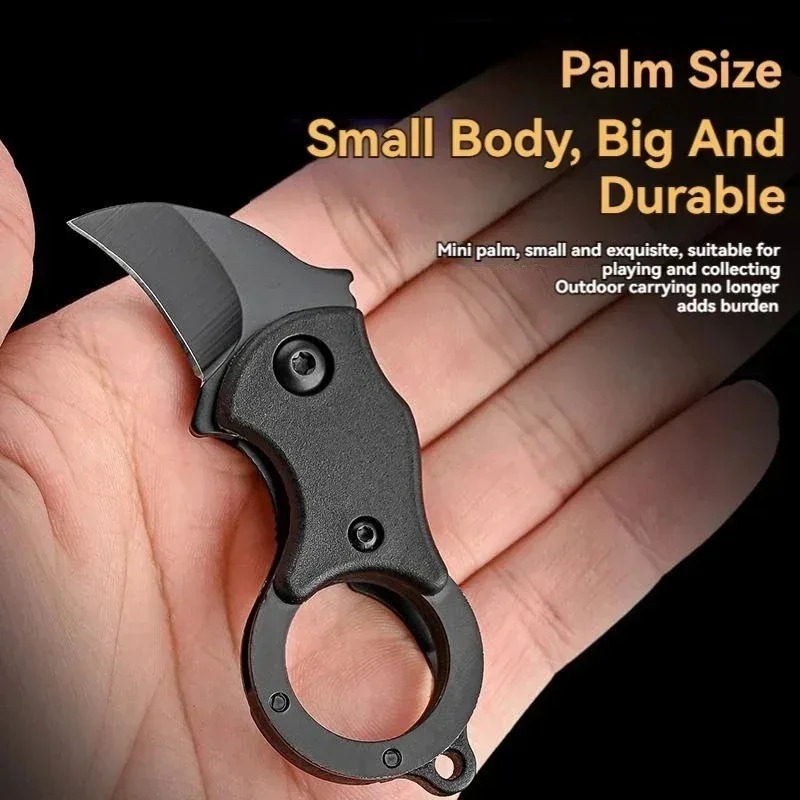 Mini Keychain Pocket Knife Sta - Bushcraft Knife Fixed avaliação e preço