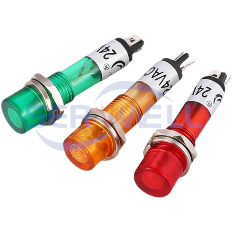 10pcs Panel 7mm Mounting Red G - Signal Panel Orange avaliação e preço