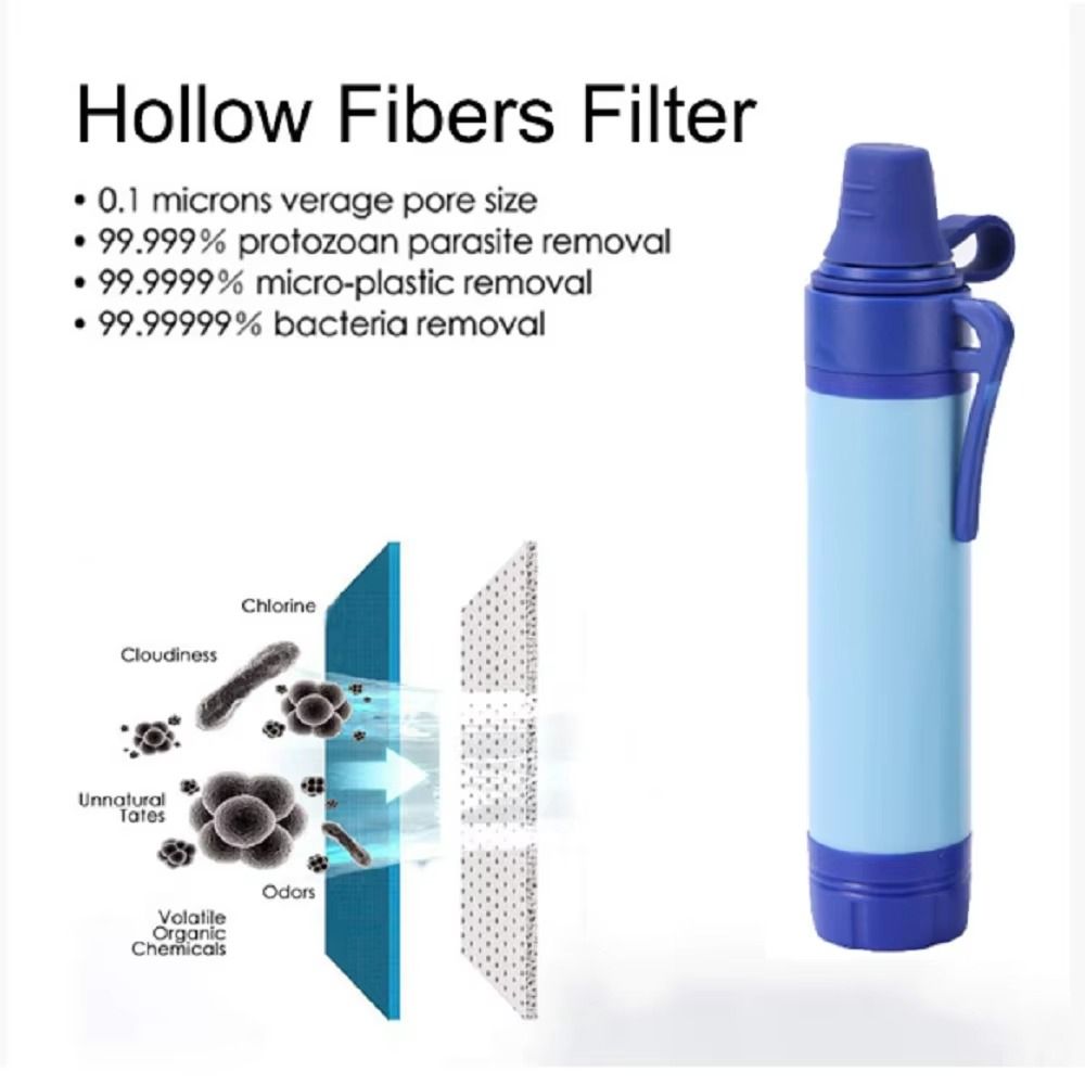 Mini Mini Water Filter Straw P - Water Purification Straw avaliação e preço