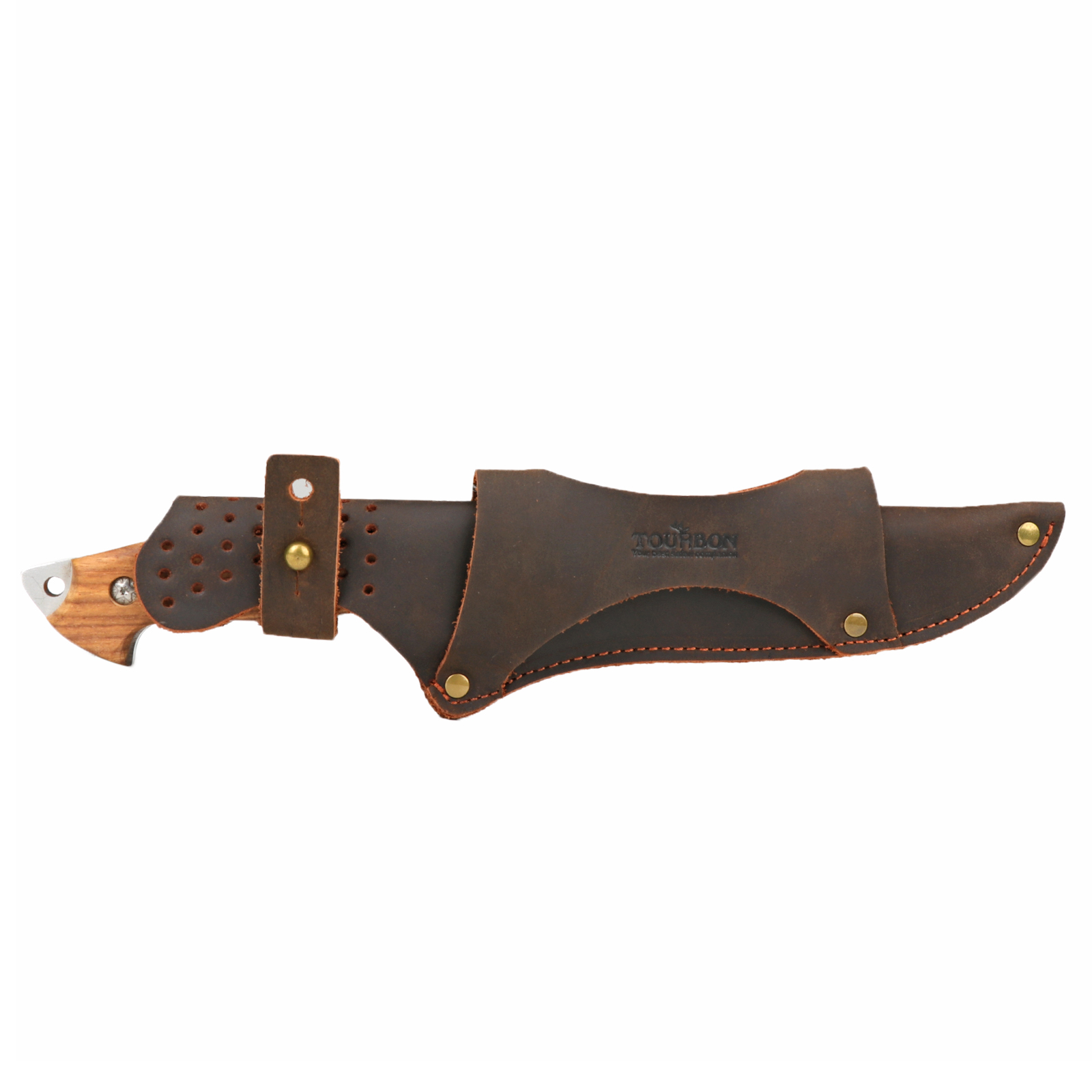 Tourbon Leather Tool Fixed Bla - Bushcraft Knife Fixed avaliação e preço