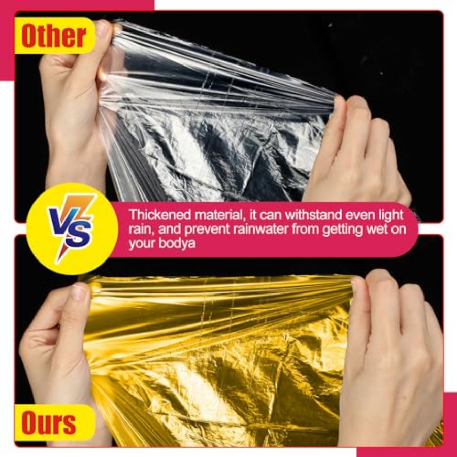 Handepo 100 Pack of Adult Rain - Emergency Poncho Rain avaliação e preço