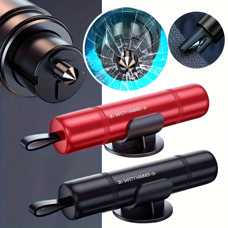 2-in-1 Car Safety Hammer with  - Rescue Rope Throw avaliação e preço