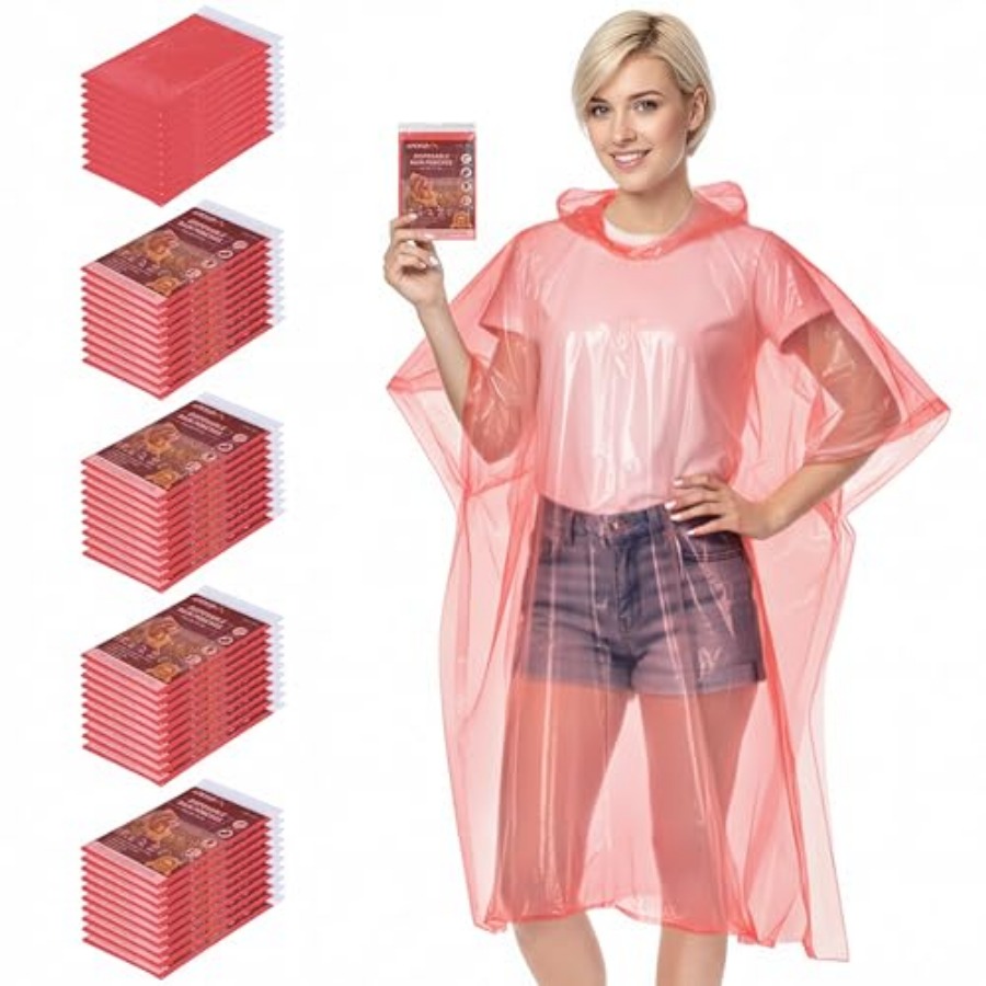 APEXUP Disposable Rain Ponchos - Emergency Poncho Rain avaliação e preço
