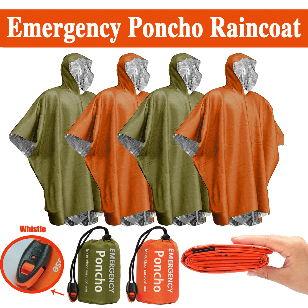 Emergency Rain Poncho Thermal  - Emergency Poncho Rain avaliação e preço