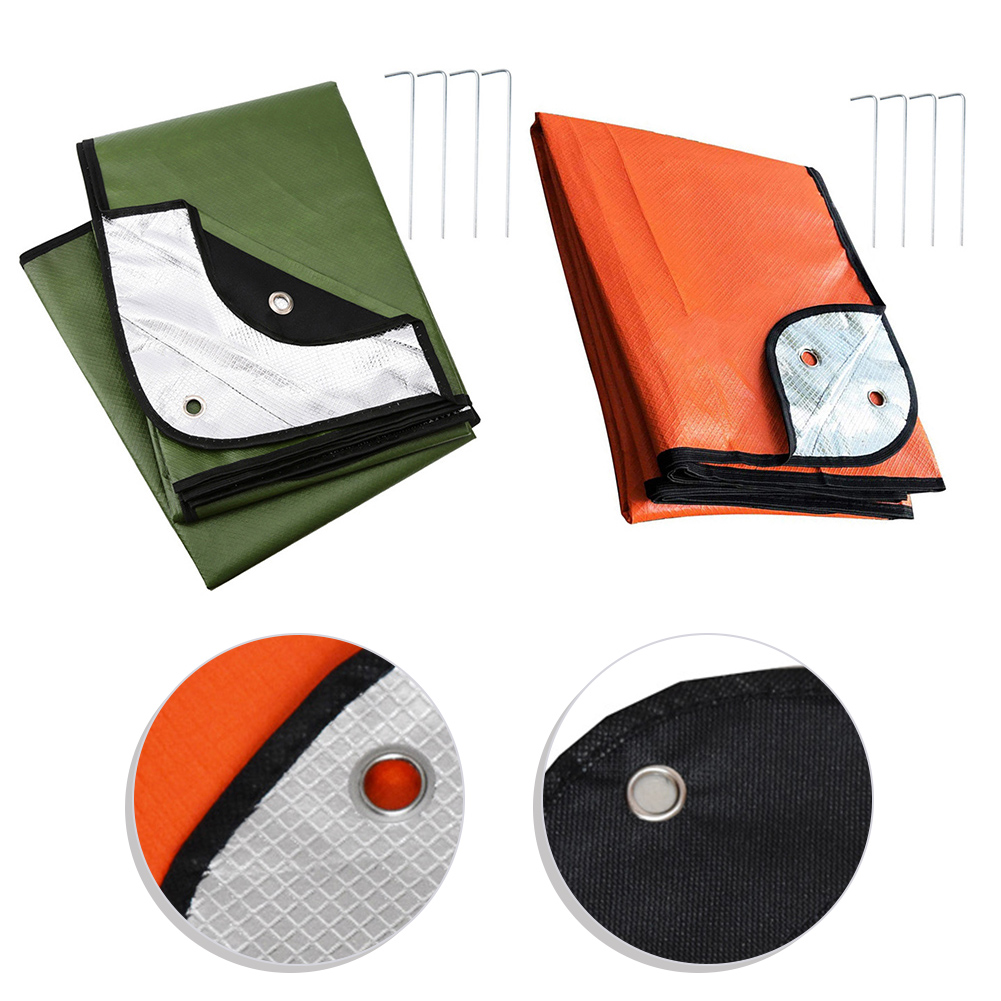 1pc Outdoor Camping Survival B - Survival Blanket Reflective avaliação e preço