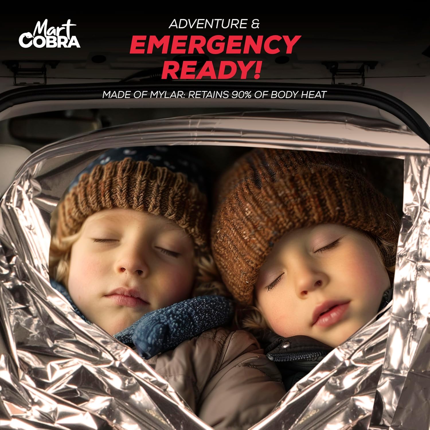 100-Pack Reflective Thermal Bl - Survival Blanket Reflective avaliação e preço