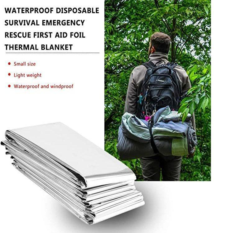Emergent Blanket Mylar Thermal - Bivy Bag Emergency avaliação e preço
