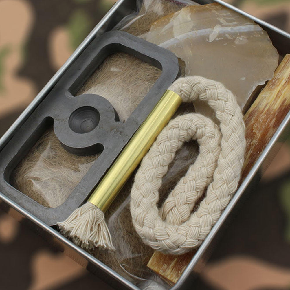 1 Set Fire Starter Rope Campin - Fire Starting Kit avaliação e preço