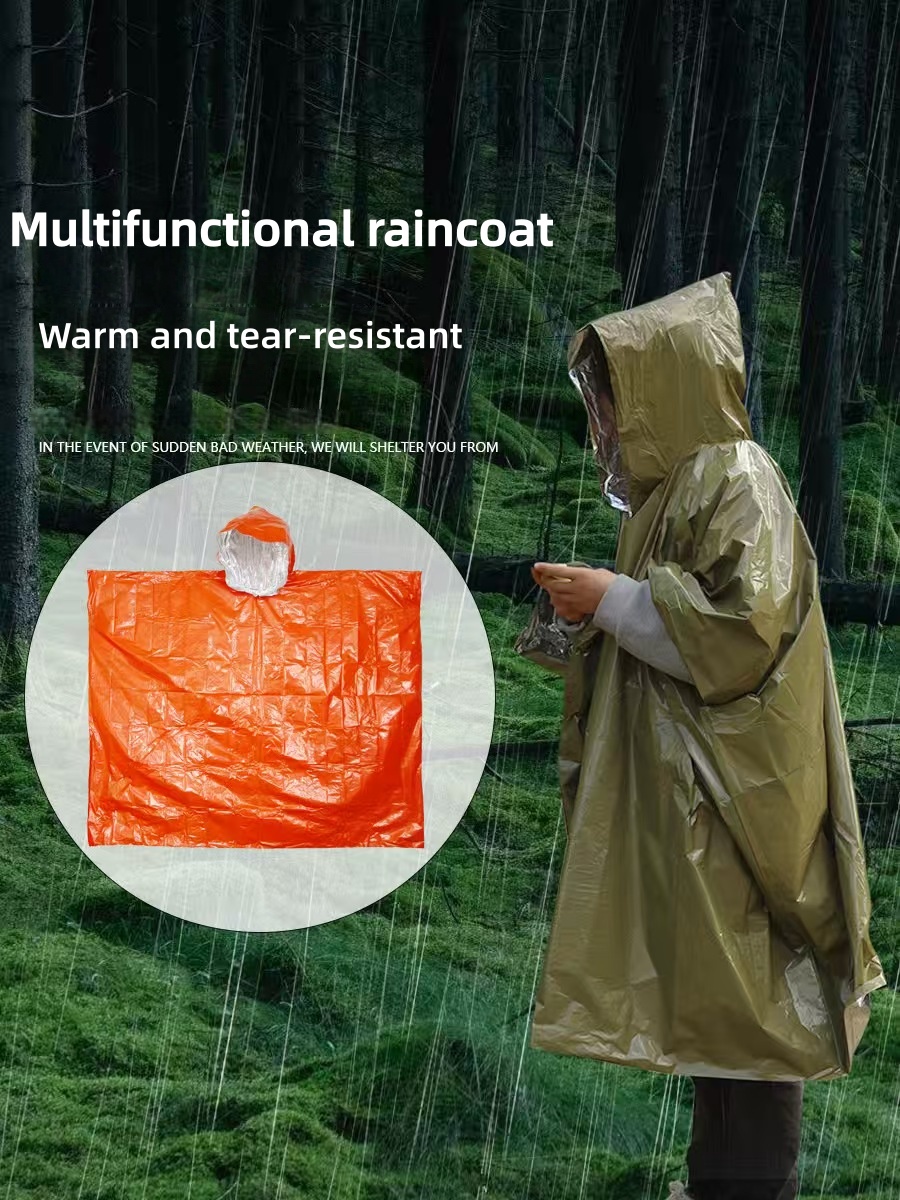 Outdoor Portable Emergency Rai - Survival Blanket Reflective avaliação e preço