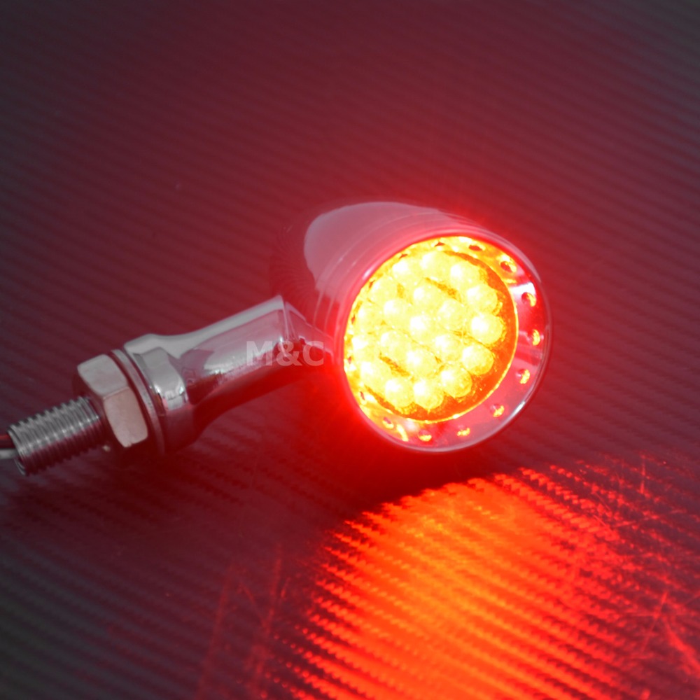 Motorcycle LED Turn Signal Bul - Signal Panel Orange avaliação e preço