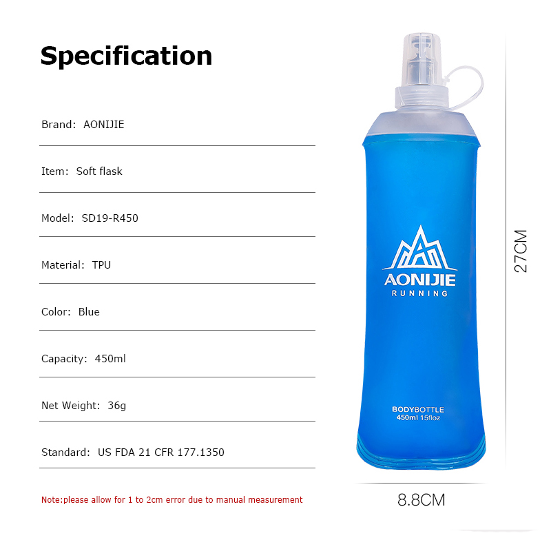 AONIJIE SD19 R450 Soft Flask F - Water Bag Collapsible avaliação e preço