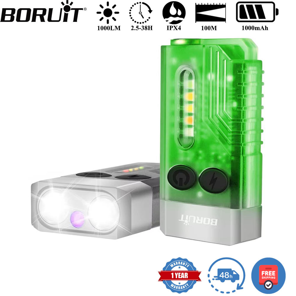 BORUiT V10 Keychain UV LED EDC - Fishing Kit Compact avaliação e preço