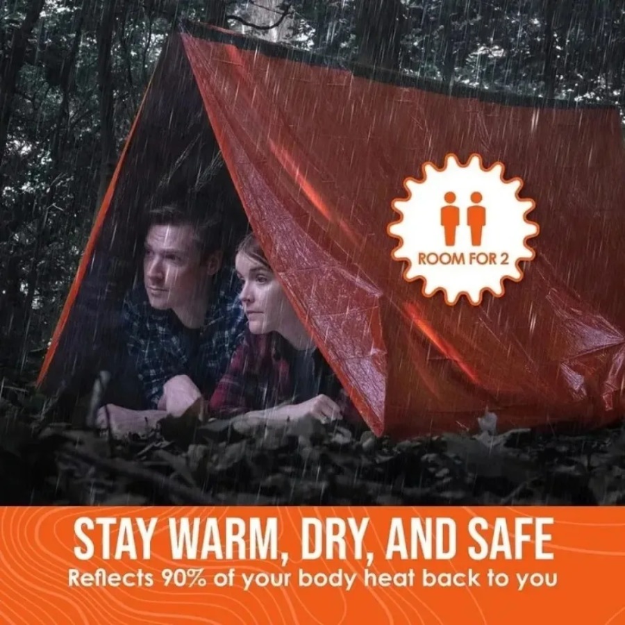 1PC Anti-rain Emergency Sleepi - Emergency Mylar Tent avaliação e preço