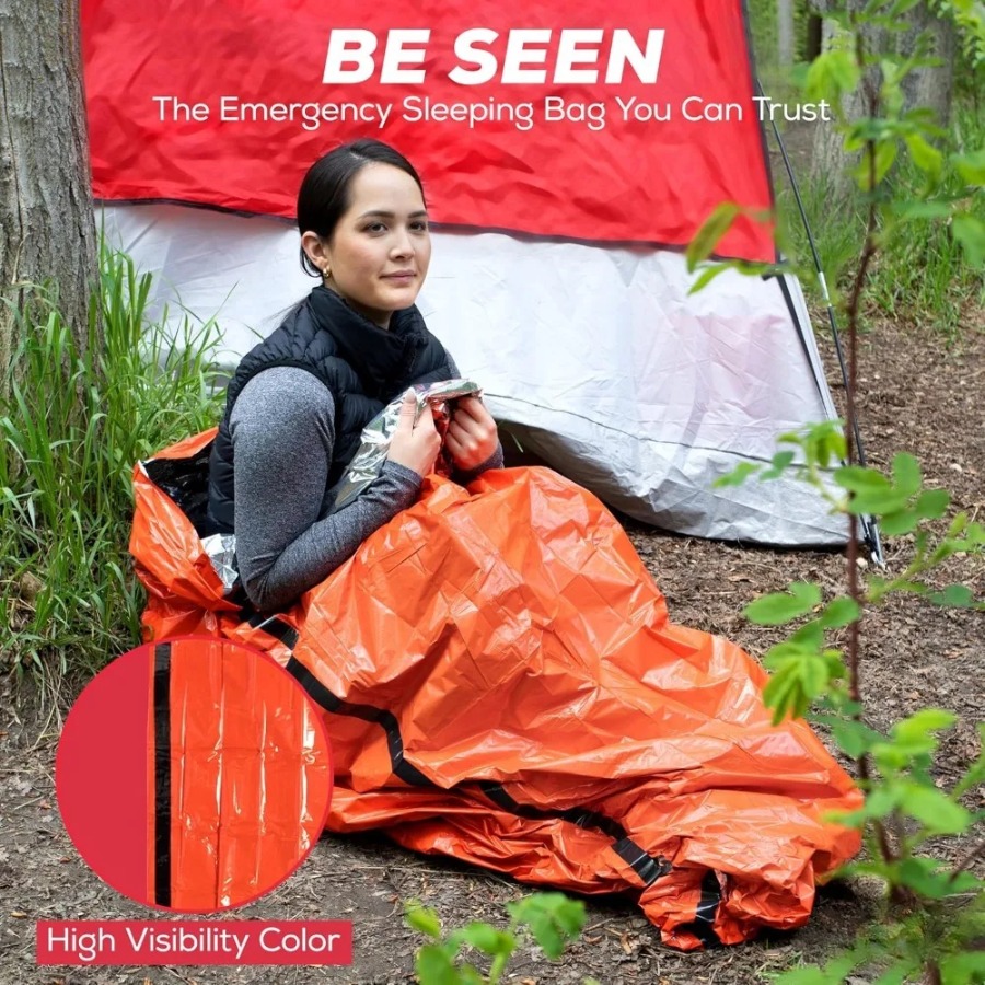 1PC Anti-rain Emergency Sleepi - Emergency Mylar Tent avaliação e preço