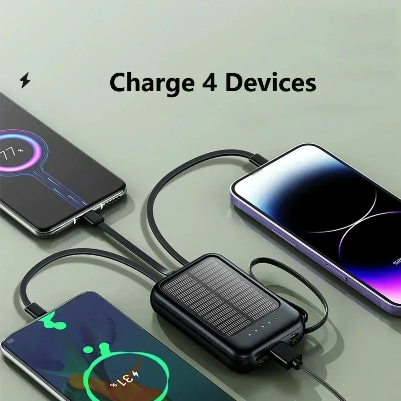 50000mAh Solar Power Bank Supe - Solar Emergency Charger avaliação e preço