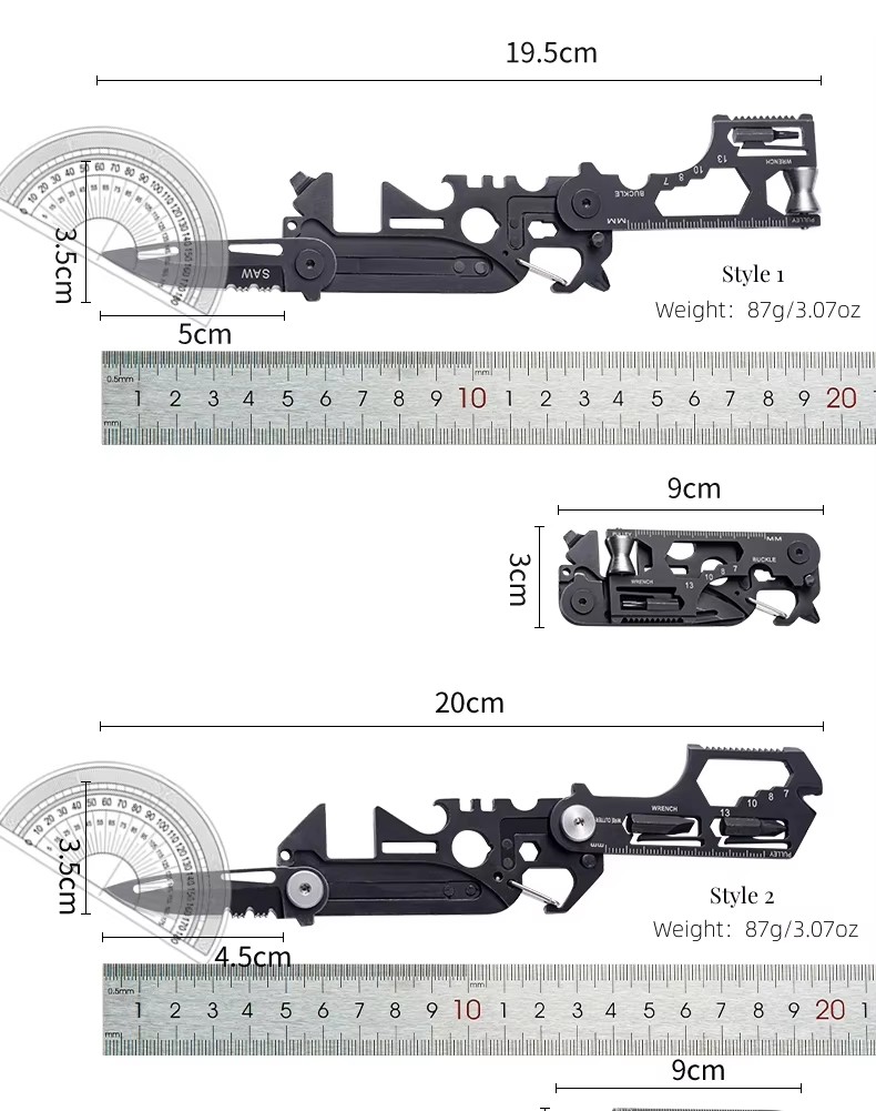 Multifunctional Outdoor Tool C - Fire Starting Kit avaliação e preço