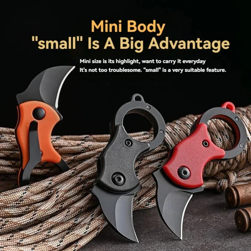 Camping Small Mini Portable Kn - Bushcraft Knife Fixed avaliação e preço