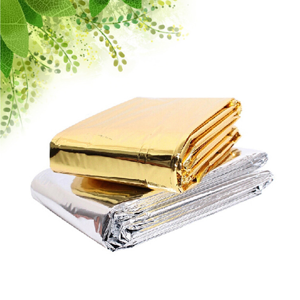 Emergency Blanket Silver Golde - Survival Blanket Reflective avaliação e preço