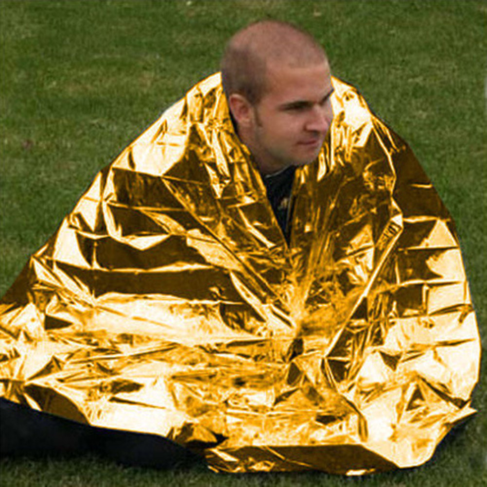 Emergency Blanket Silver Golde - Survival Blanket Reflective avaliação e preço