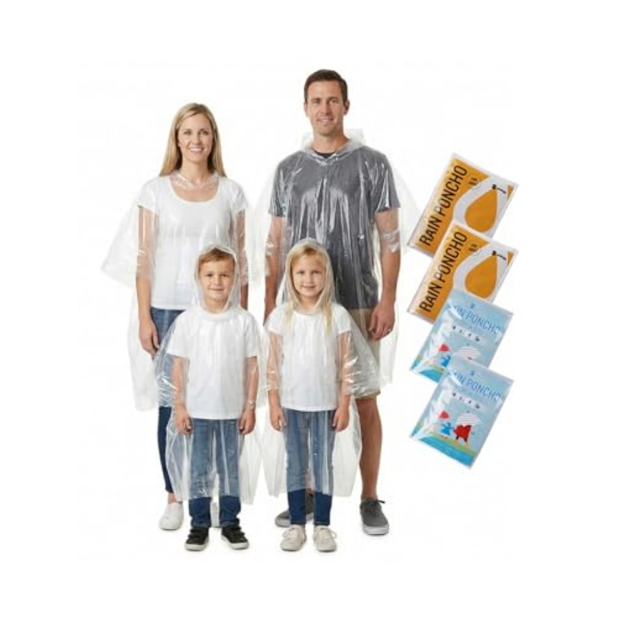 Disposable Rain Ponchos Emerge - Emergency Poncho Rain avaliação e preço