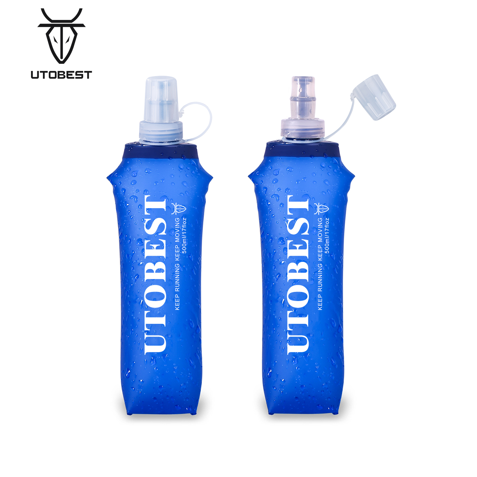 UTOBEST 250ml 350ml 500ml Soft - Water Bag Collapsible avaliação e preço