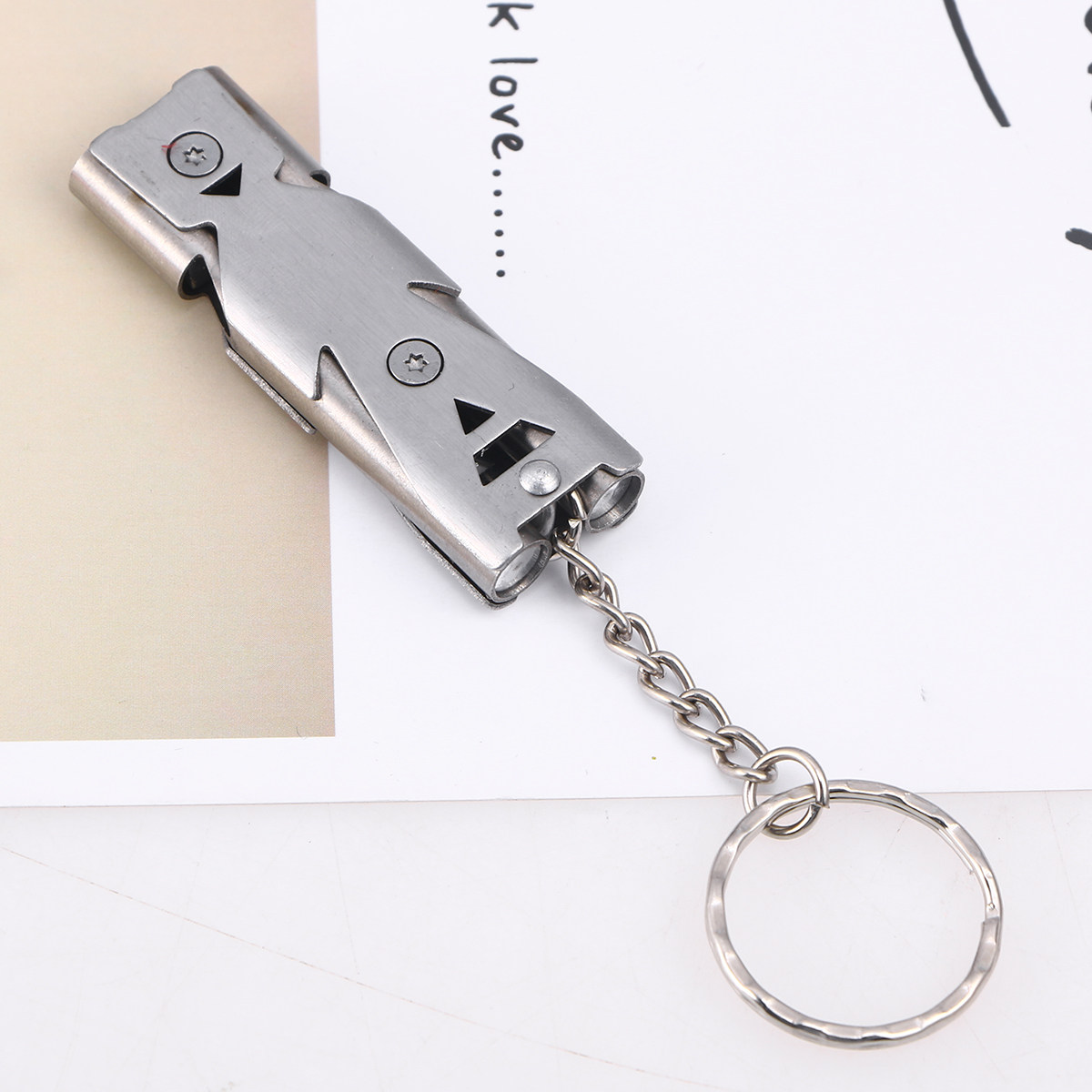1Pcs Emergency Double Tube Sur - Emergency Whistle Loud avaliação e preço