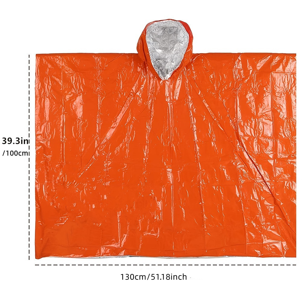 Emergency Disposable Aluminum  - Emergency Poncho Rain avaliação e preço