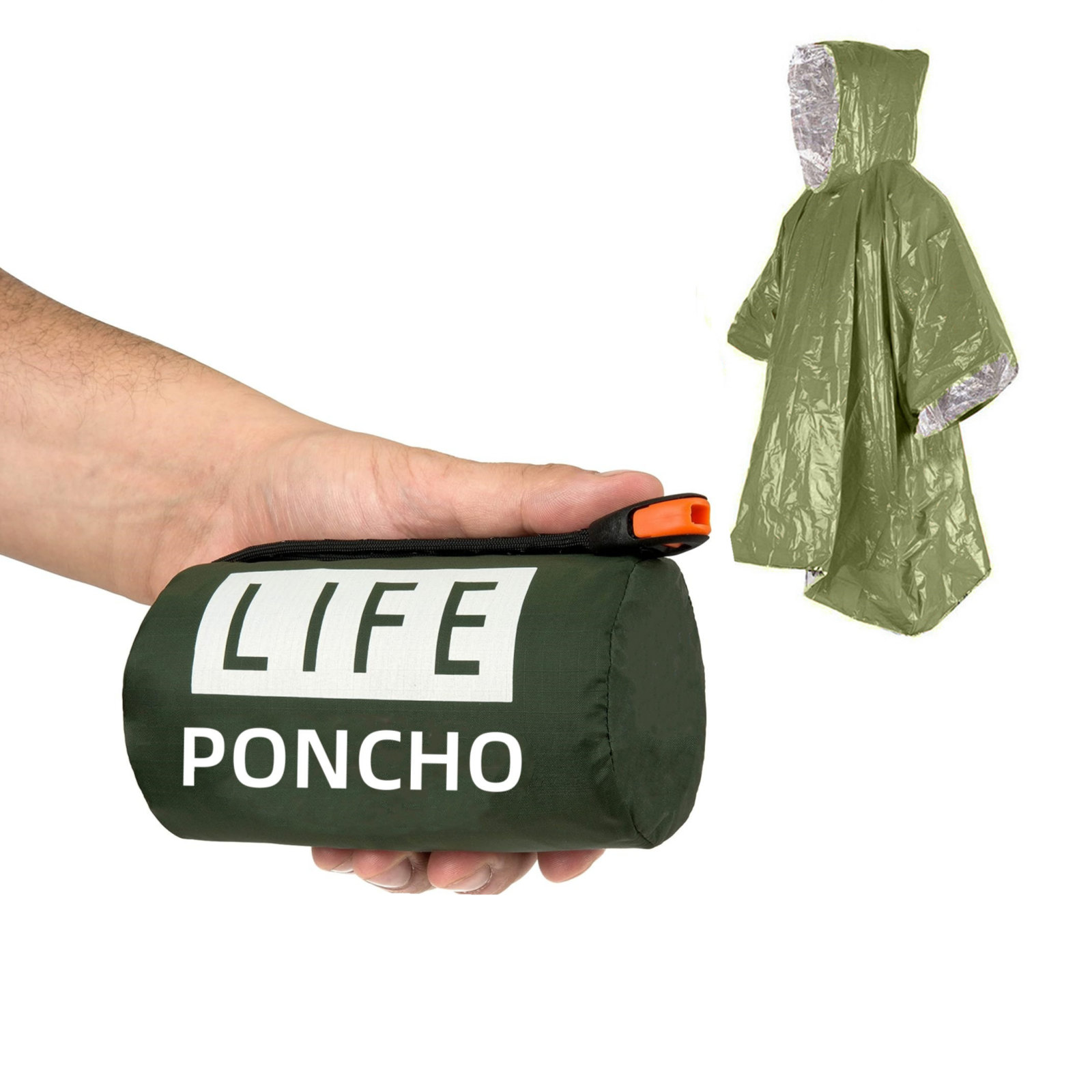 LIFE Emergency Survival Poncho - Survival Blanket Reflective avaliação e preço