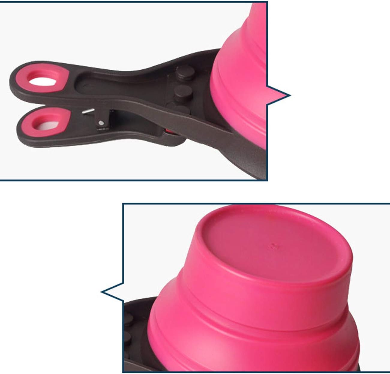 Collapsible Pet Scoop Silicone - Water Bag Collapsible avaliação e preço