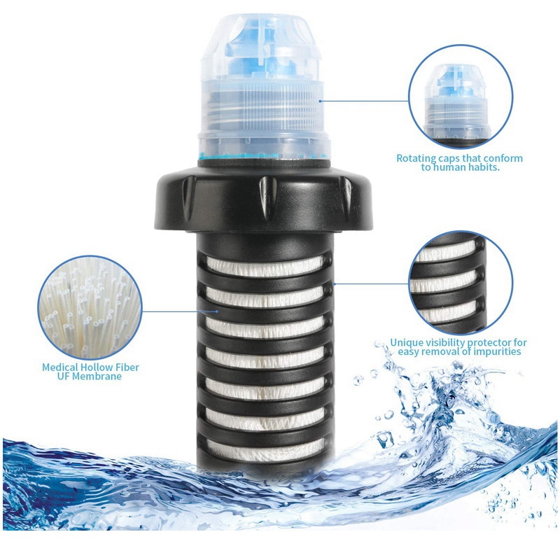 500Ml Water Filter Bottle Wate - Water Purification Straw avaliação e preço